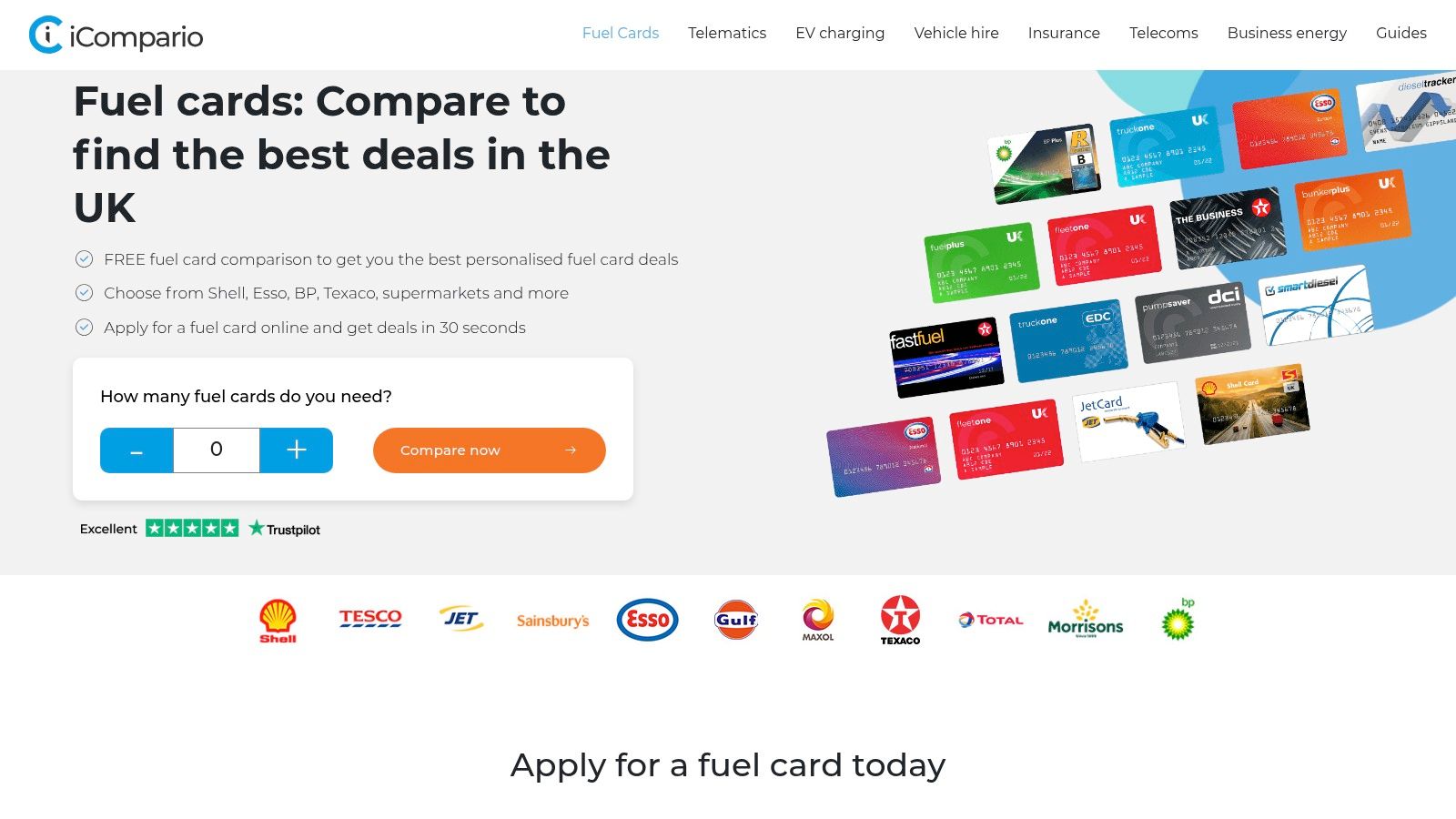 iCompario (fuel card comparison marketplace)